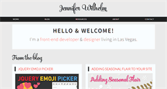 Desktop Screenshot of jenniferwilhelm.com